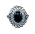 Southwestern Onyx Sterling Silver Ring Size 4-1/2 JX130374